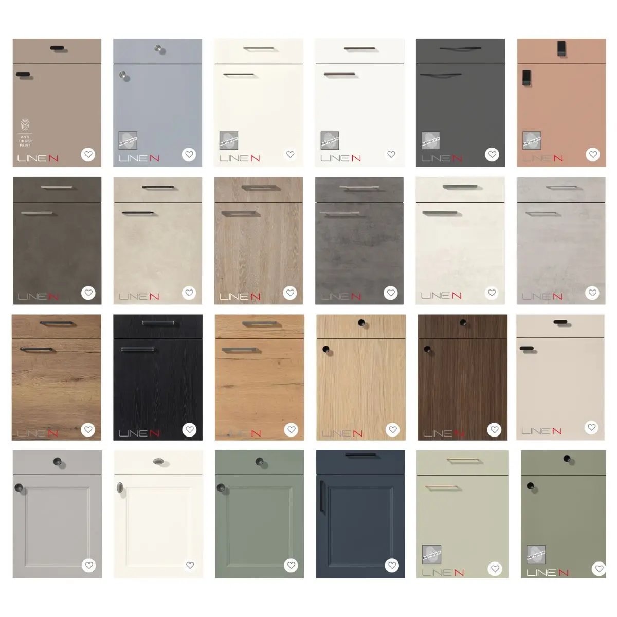 Moderne Küchenfronten in matter Ausführung – Planung Neuruppin